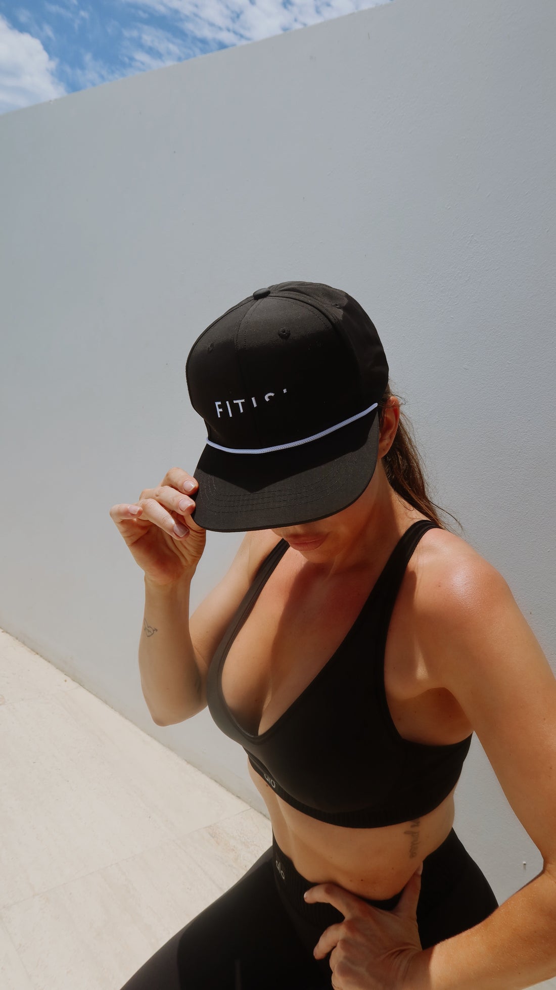 Fitish Black Rope Hat