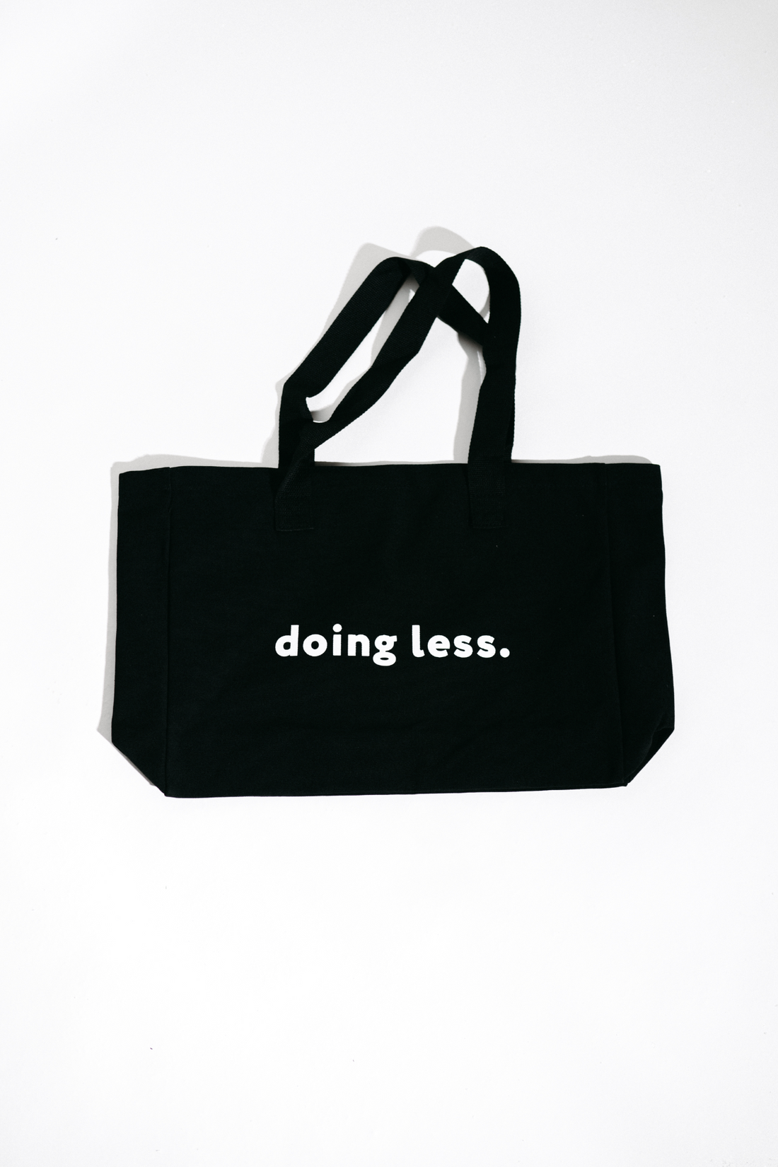 Black Canvas Tote