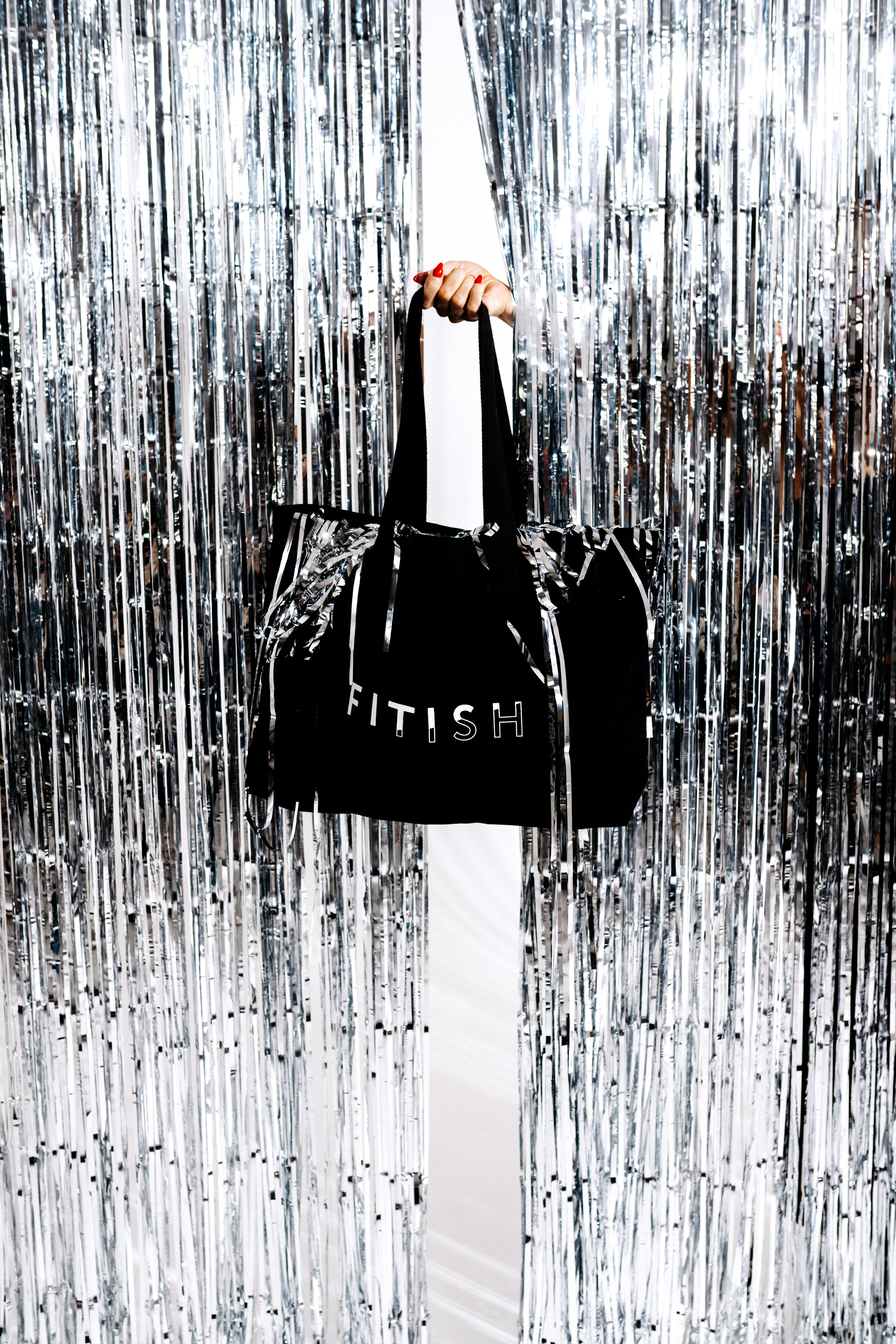 Black Canvas Tote