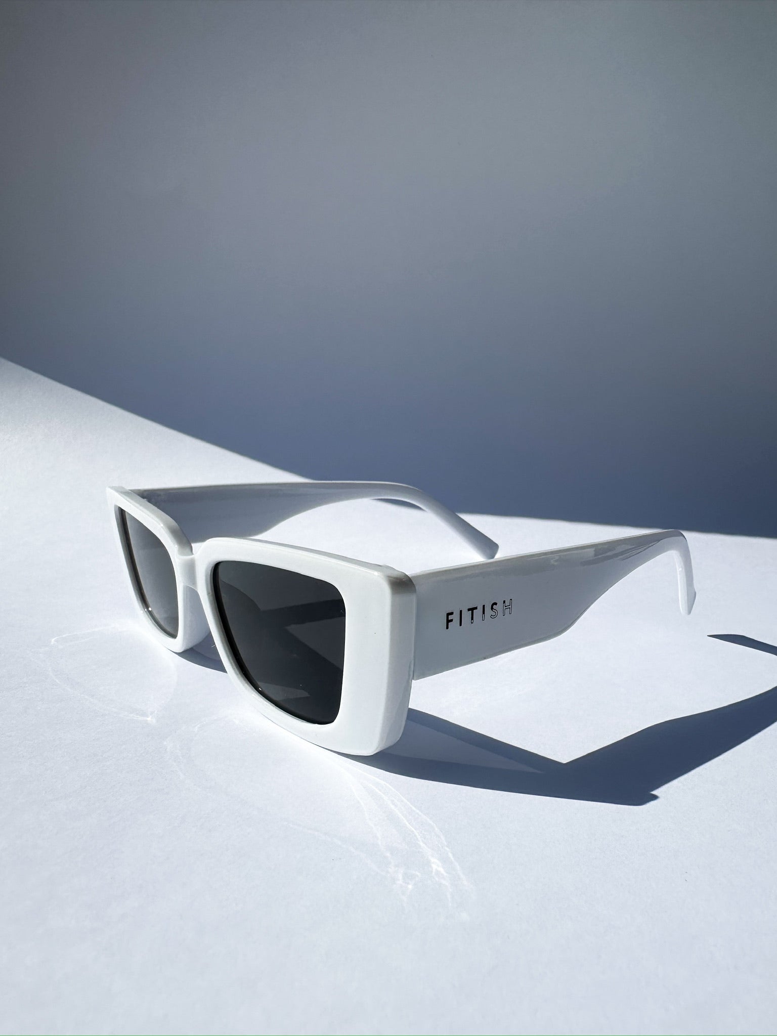 Fitish White Sunglasses