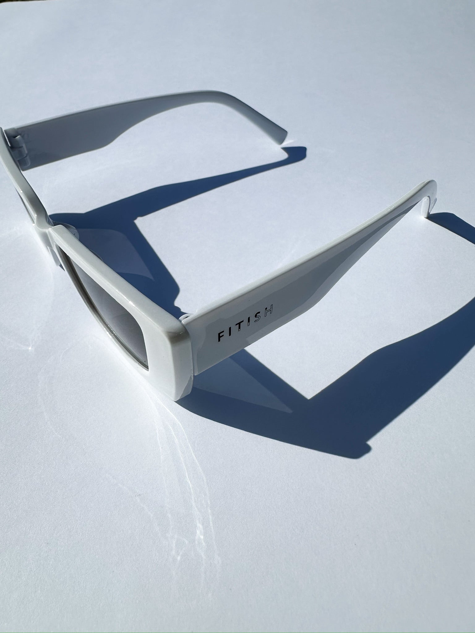 Fitish White Sunglasses