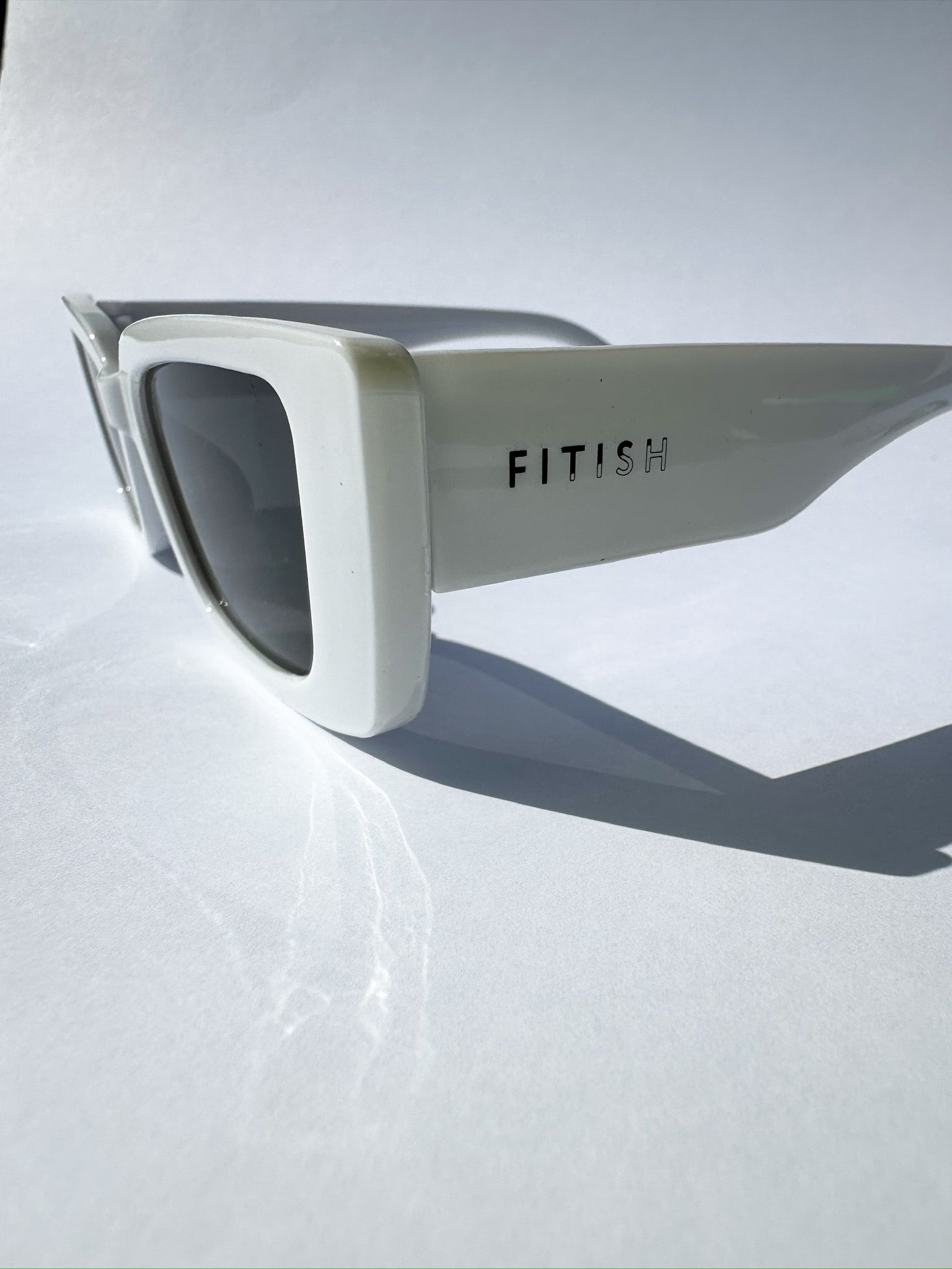 Fitish White Sunglasses