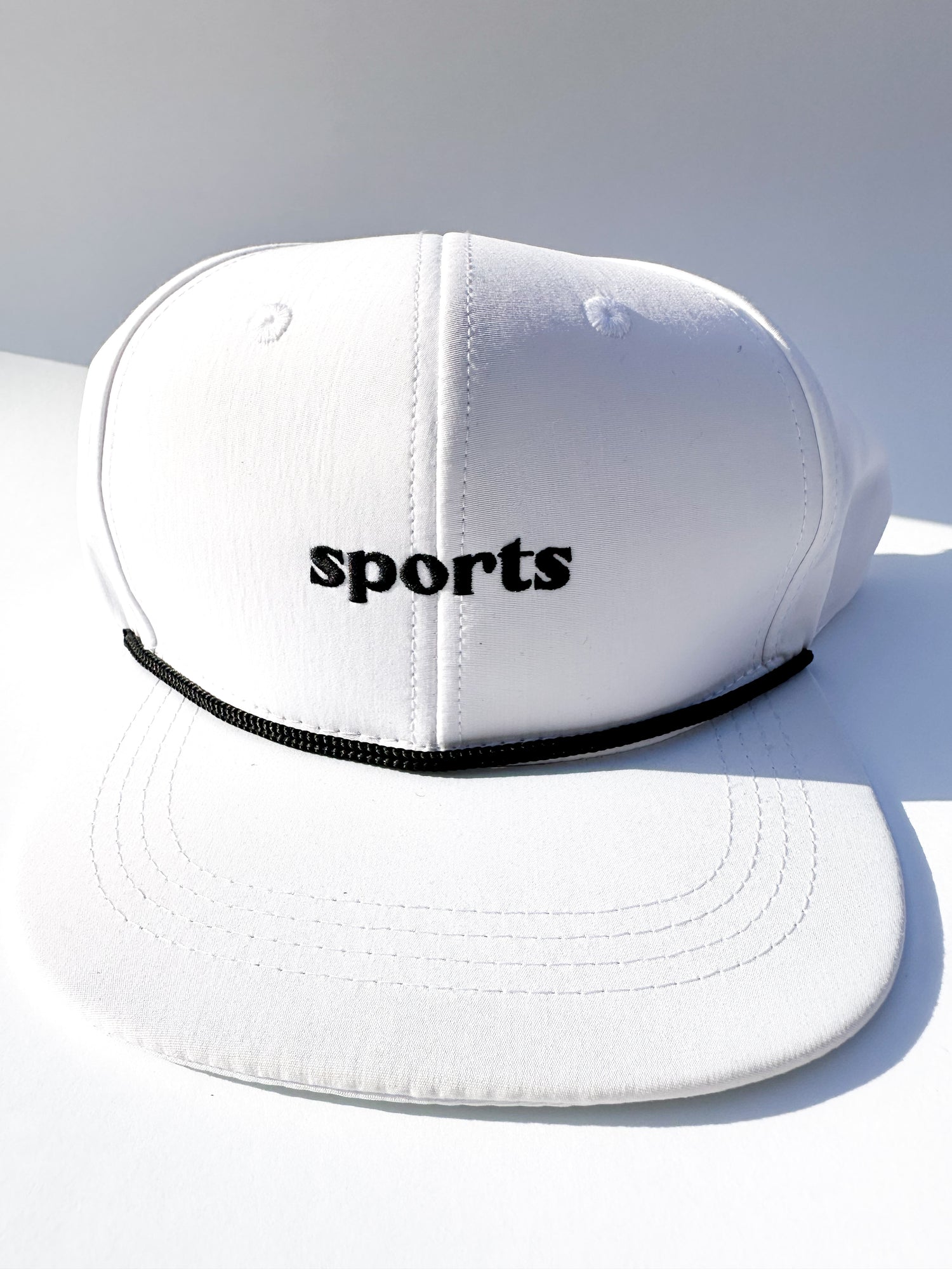 Sports White Rope Hat