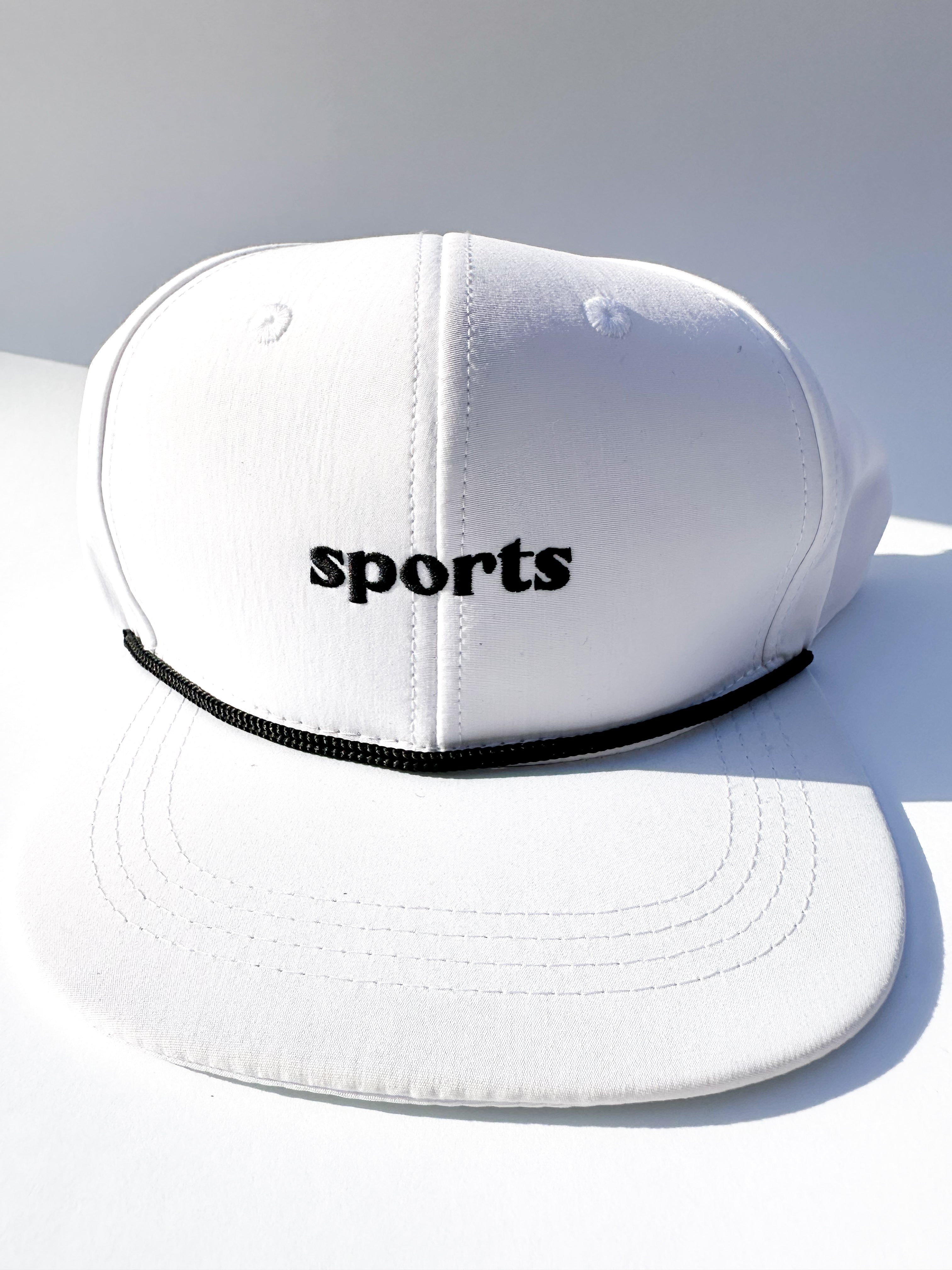 Sports White Rope Hat
