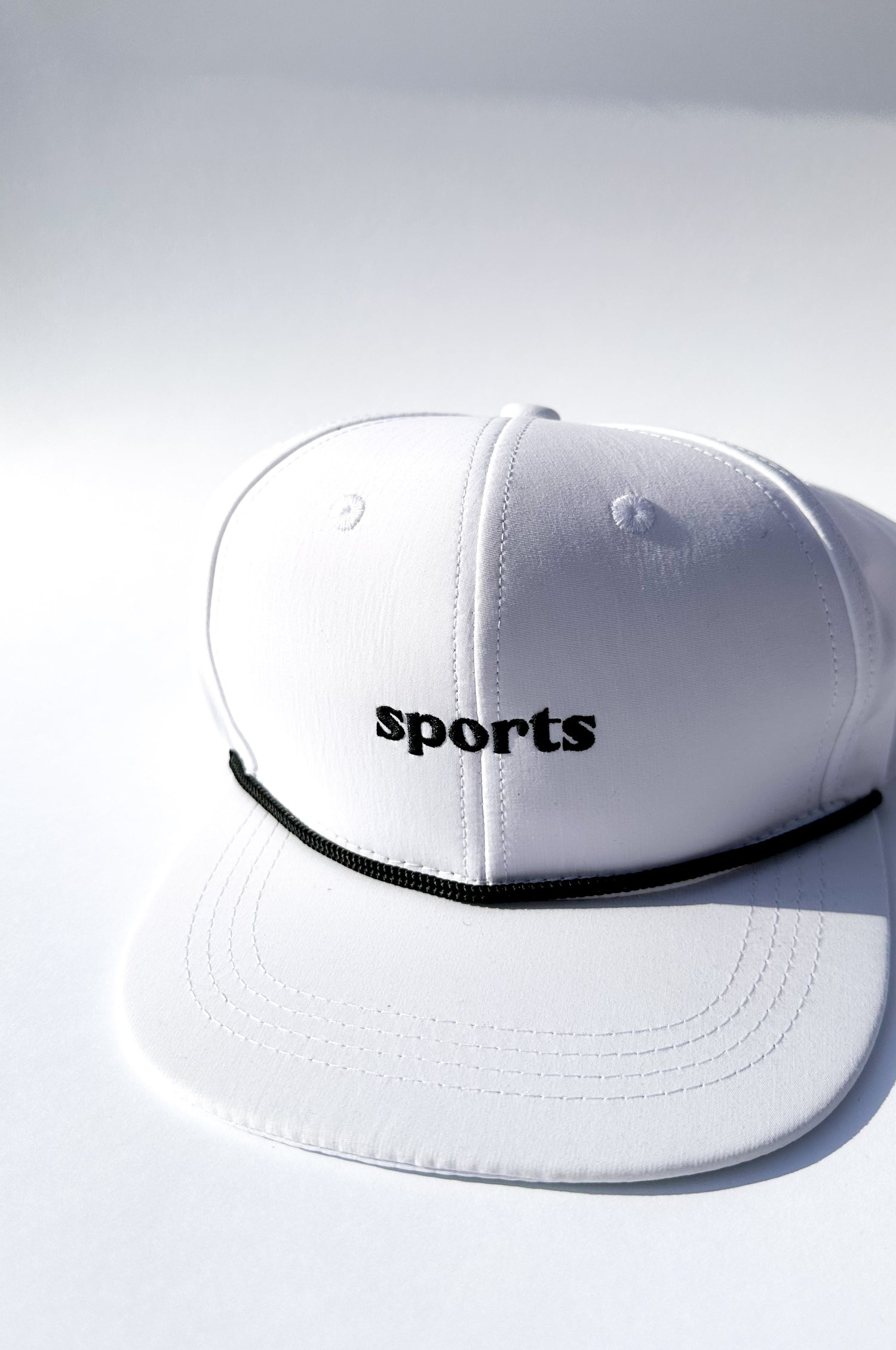 Sports White Rope Hat