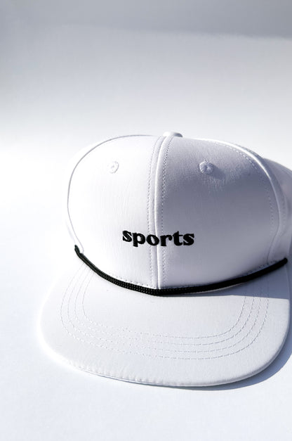 Sports White Rope Hat