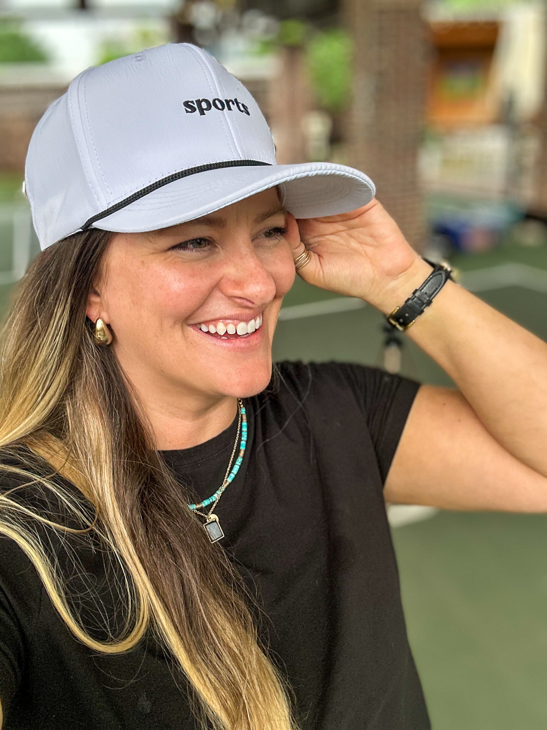 Sports White Rope Hat