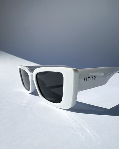Fitish White Sunglasses