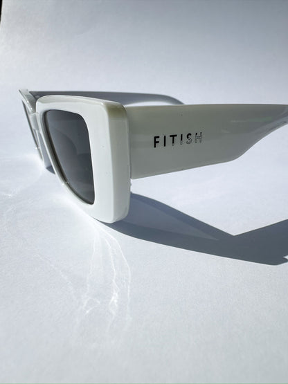 Fitish White Sunglasses