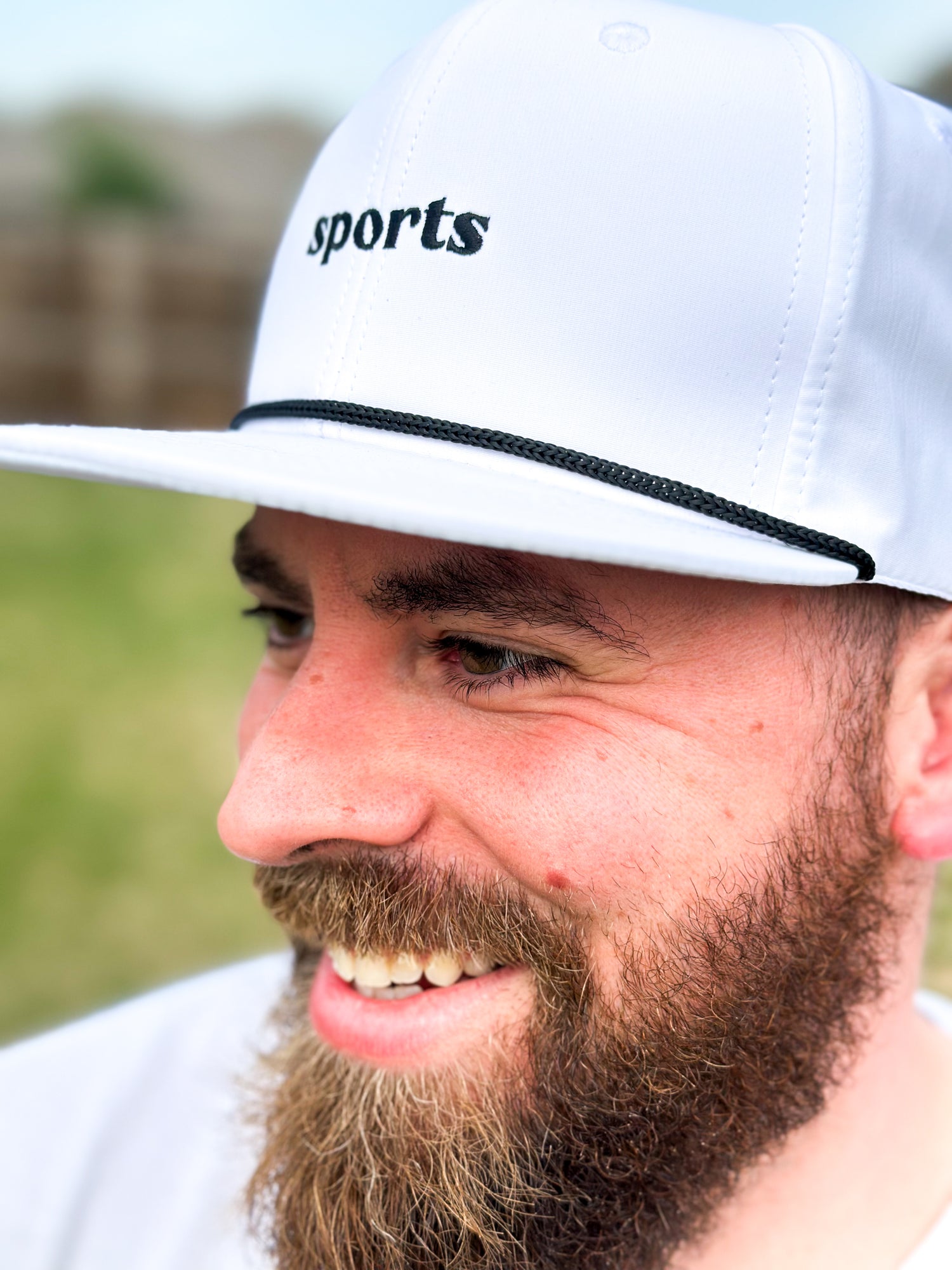 Sports White Rope Hat
